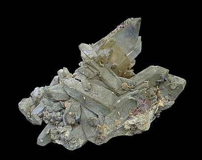 Quartz with Anatase, Brookite & Chlorite, Zard Mountain, Ras Koh Mountains, Kharan District, Balochistan, Pakistan